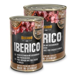 BELCANDO IBERICO MIT KICHERERBSEN UND PREISELBEEREN Belcando MENÜ Dosen Hunde & Katzen Tiernahrung von Belcando und Leonardo