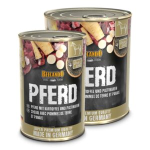 BELCANDO® PFERD MIT KARTOFFEL Belcando MENÜ Dosen Hunde & Katzen Tiernahrung von Belcando und Leonardo