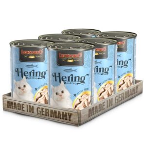 LEONARDO HERING + EXTRA FILET Nassfutter für Katzen Hunde & Katzen Tiernahrung von Belcando und Leonardo