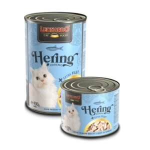 LEONARDO HERING + EXTRA FILET Nassfutter für Katzen Hunde & Katzen Tiernahrung von Belcando und Leonardo