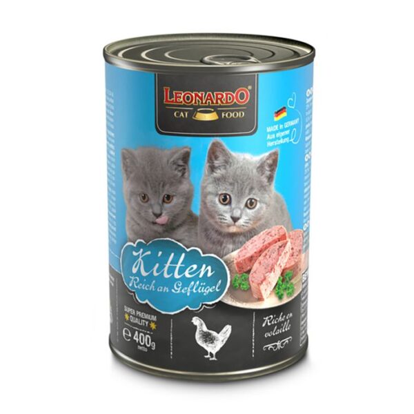 LEONARDO KITTEN Nassfutter für Katzen Hunde & Katzen Tiernahrung von Belcando und Leonardo