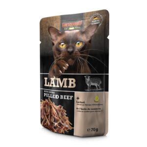 LEONARDO LAMB + EXTRA PULLED BEEF Katzenfutter & Zubehör Hunde & Katzen Tiernahrung von Belcando und Leonardo