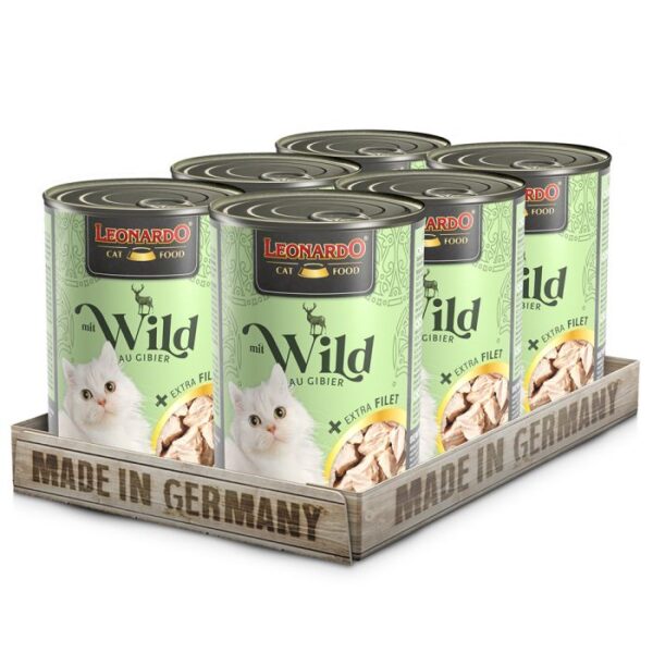 LEONARDO® WILD + EXTRA FILET Leonardo EXTRA FILET Hunde & Katzen Tiernahrung von Belcando und Leonardo