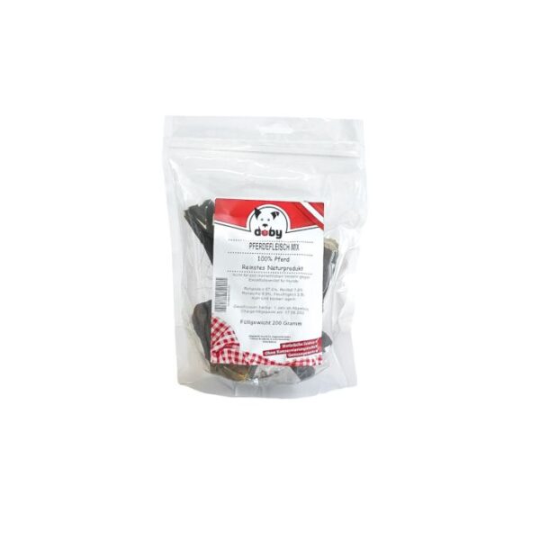 DOBY® PFERDEFLEISCH MIX 200G Hundefutter & Zubehör Hunde & Katzen Tiernahrung von Belcando und Leonardo