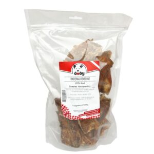 DOBY® GETROCKNETE RINDERNACKENSEHNE 1KG Hundefutter & Zubehör Hunde & Katzen Tiernahrung von Belcando und Leonardo