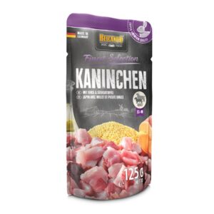 BELCANDO® KANINCHEN MIT HIRSE & SÜSSKARTOFFE Nassfutter Hunde & Katzen Tiernahrung von Belcando und Leonardo