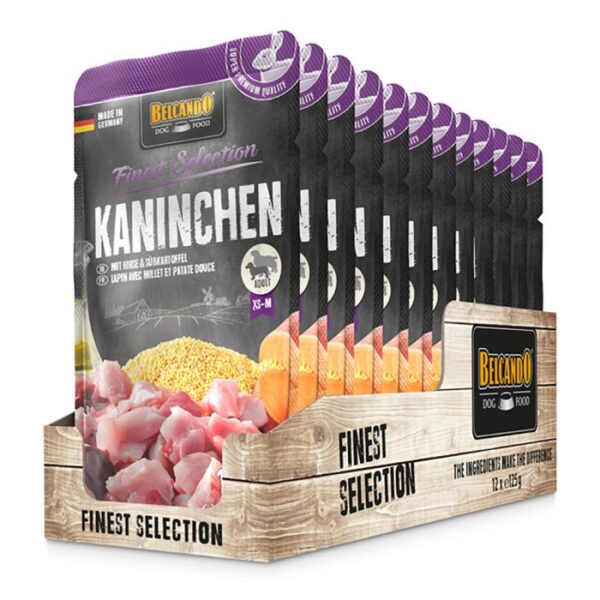 BELCANDO® KANINCHEN MIT HIRSE & SÜSSKARTOFFE Belcando FINEST SELECTION Hunde & Katzen Tiernahrung von Belcando und Leonardo